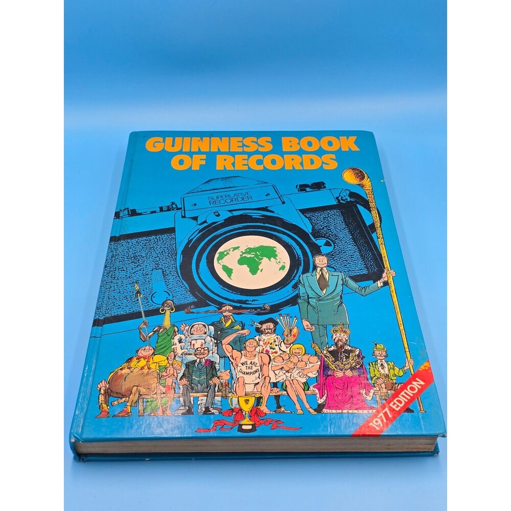 Guinness Book of Records 1977 Edition Vintage Book